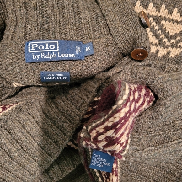 WINTAGE RALPH LAUREN MEN'S SWEATER SIZE M - Picture 4 of 6